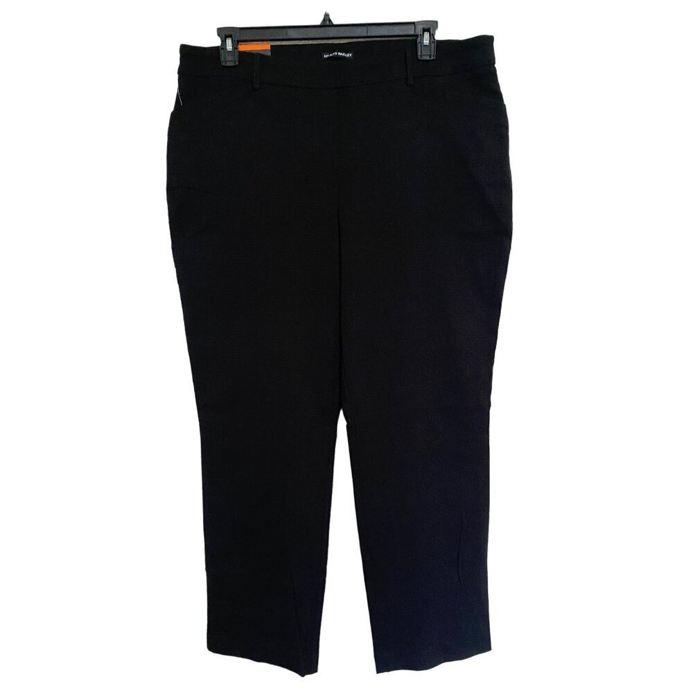 Hilary Radley Ladies Xxl/ 29 Slim Built-In Tummy Control Panel Pull On Pants Bla